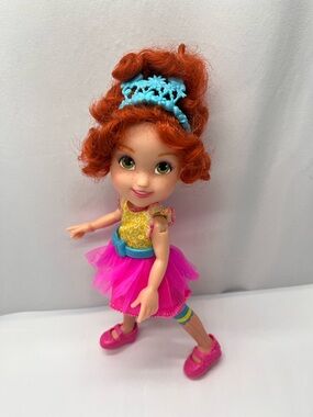 Disney Fancy Nancy Doll With Pink Tulle Toddler Fashion Doll with Aqua Tiara